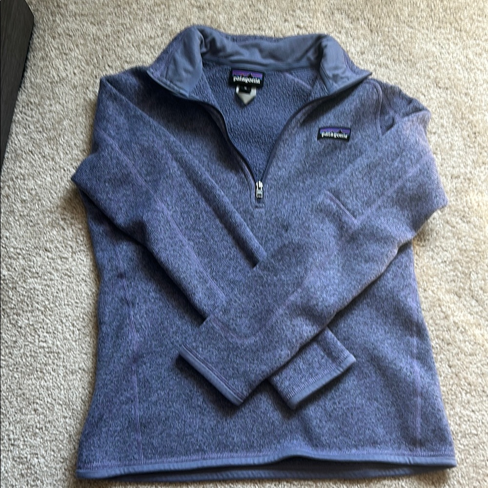 Patagonia Lavender Quarter-Zip Fleece